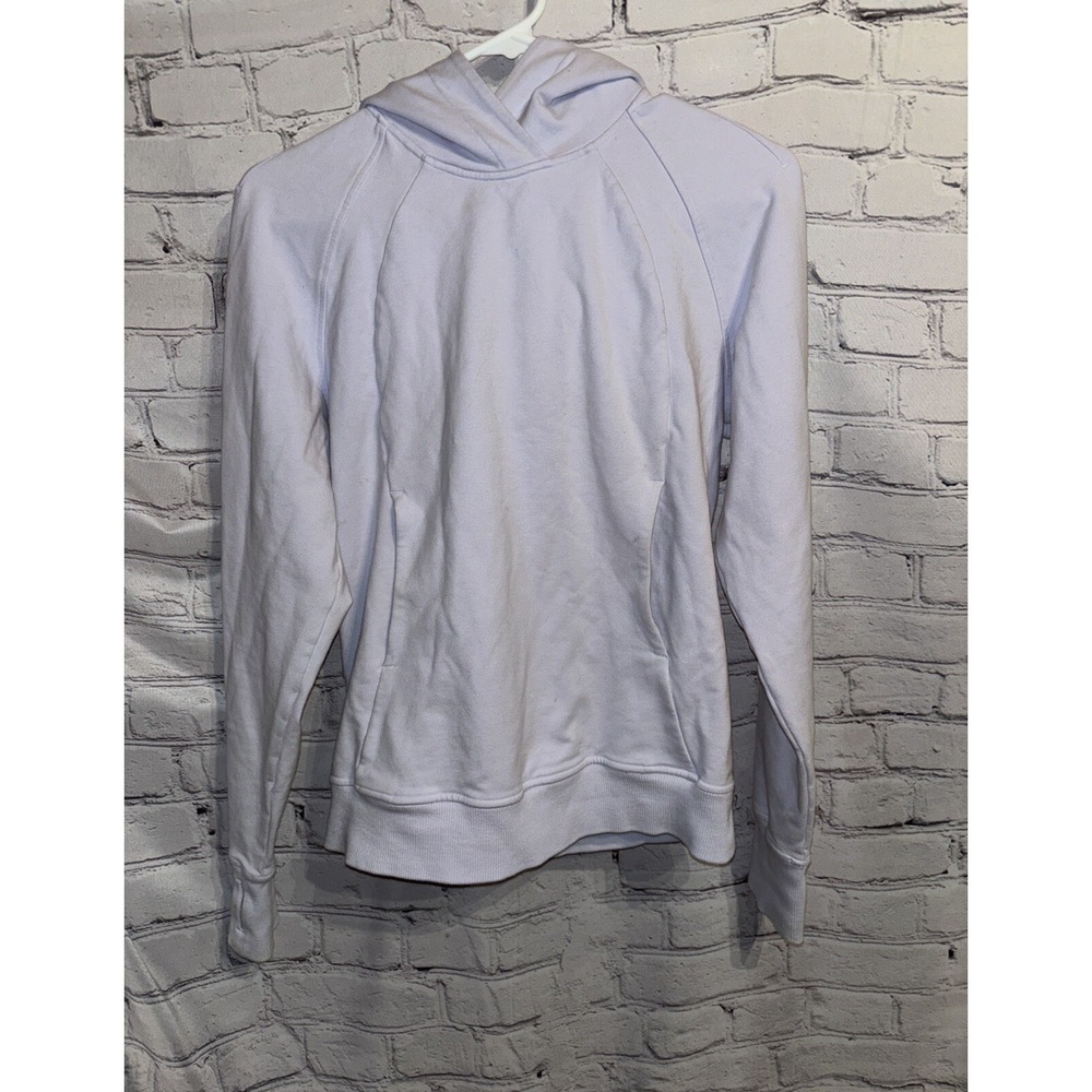 Lululemon Pullover Sweatshirt Hoodie Scuba Size 2 Lavender Hooded